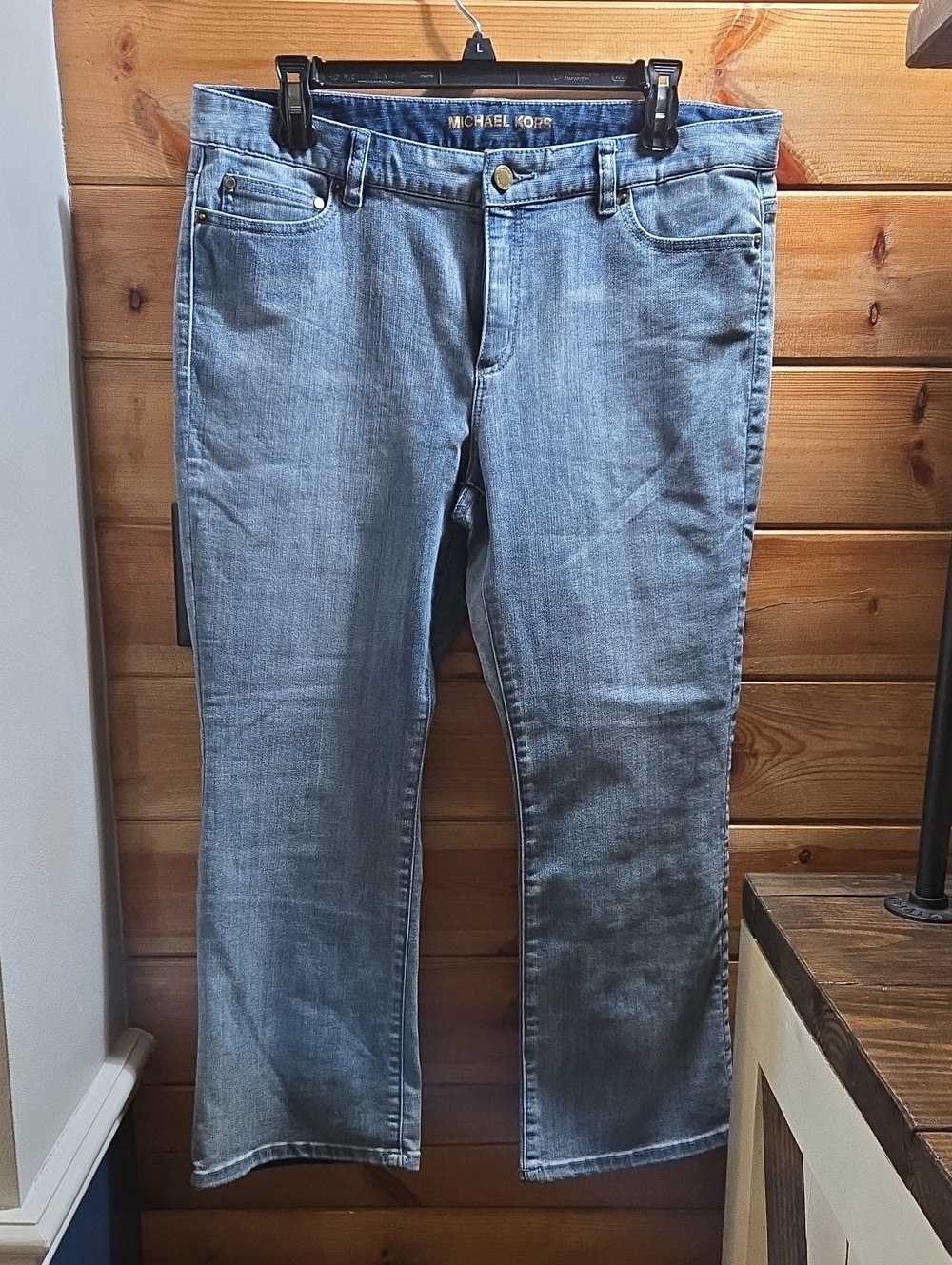 Michael Kors Women's Light Blue Denim Jeans Sz 10 Or 34 Inch Waist